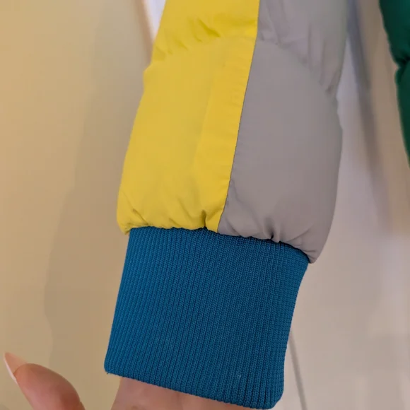 Vintage Adidas Colorblock Puffer Jacket Large - Picture 5 of 16